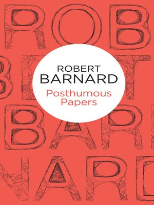 cover image of Posthumous Papers